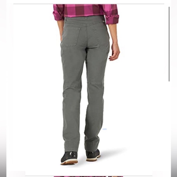 Wrangler ATG Canvas Gray Dark Shadow Slim Fit mid rise Pants size 10 Tall new‎ - Picture 3 of 6